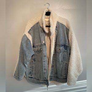 Blank NYC sherpa jean jacket